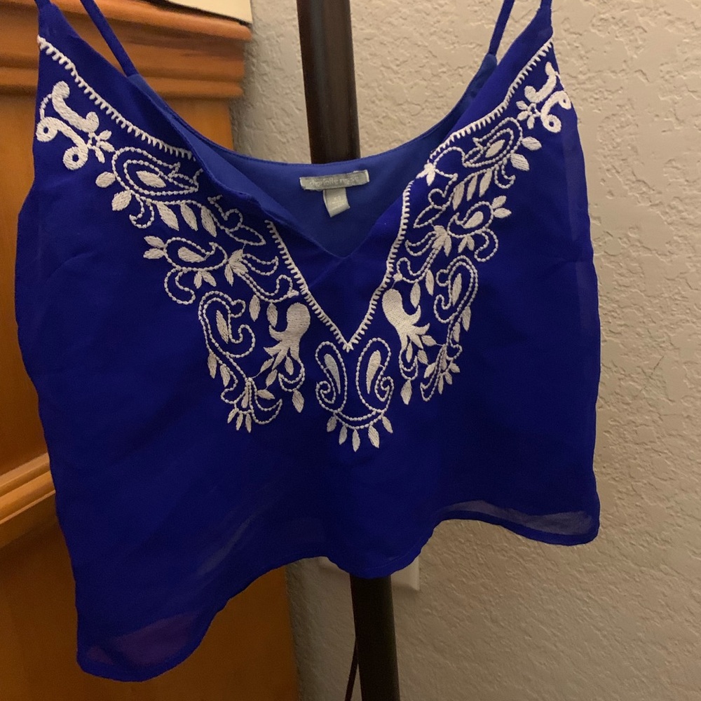 Royal Blue Crop Top